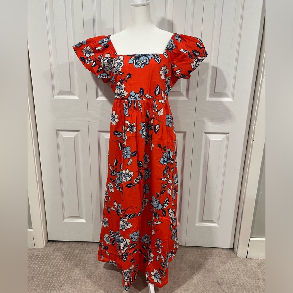 NWT Sugarlips red floral maxi dress